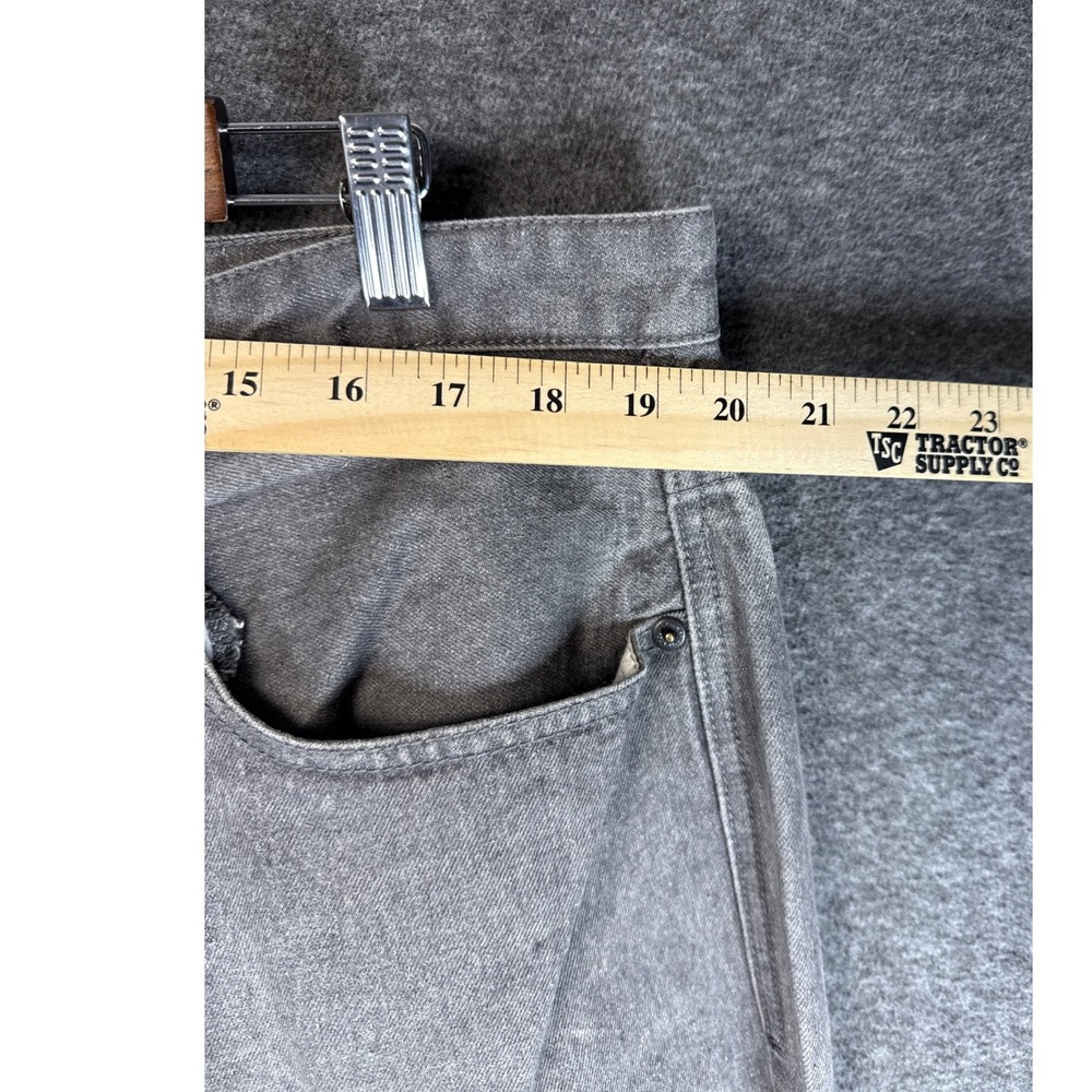 Rocawear Gray Classic Fit Jeans Mens 40 Denim Straight Leg Casual Skater Flap Po - Picture 7 of 12